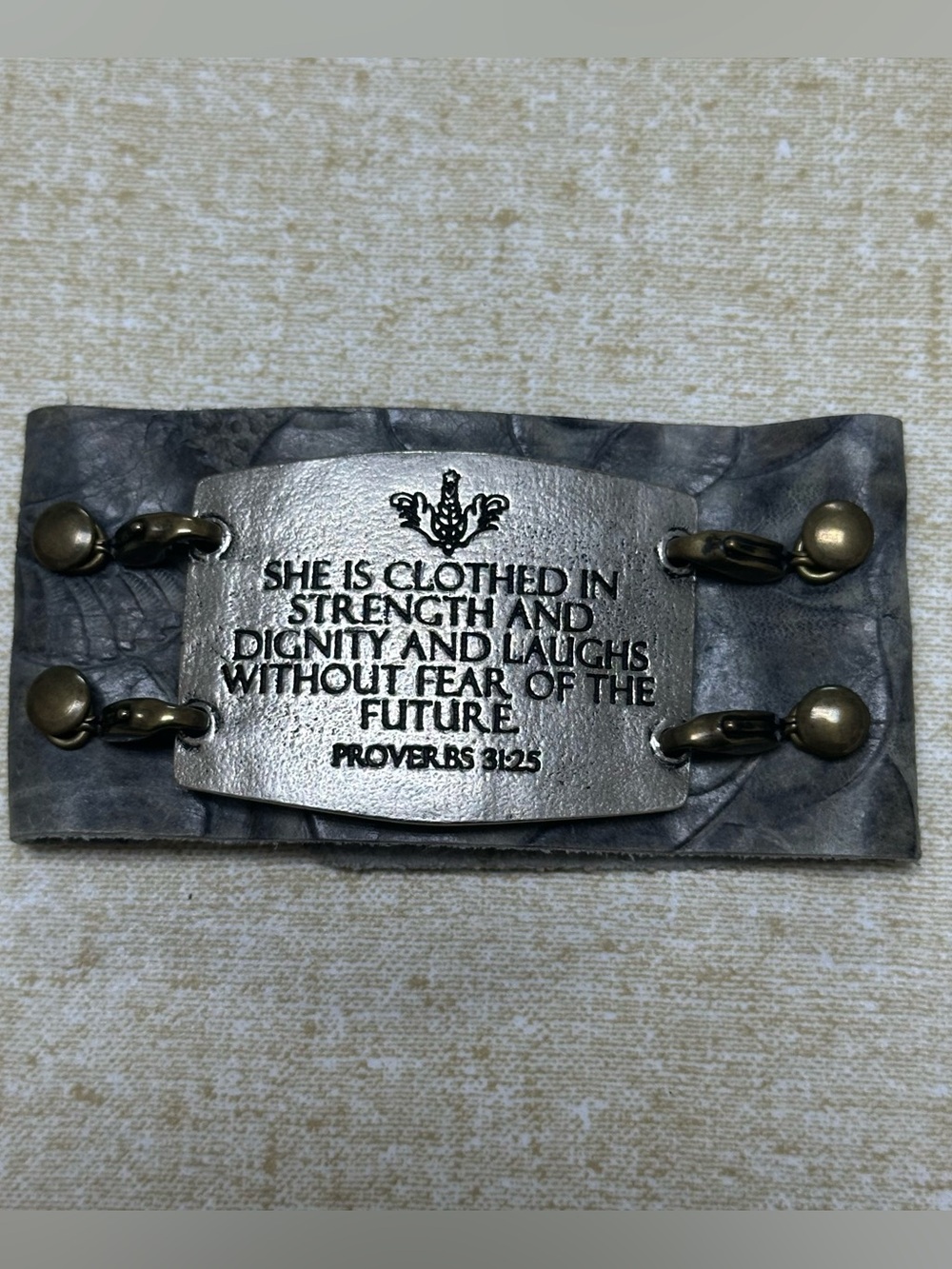 Lenny And Eva Mix & Match Cuff Bracelet And Religious Removable Plate